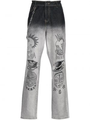 Jeans à motif dégradé Haculla gris