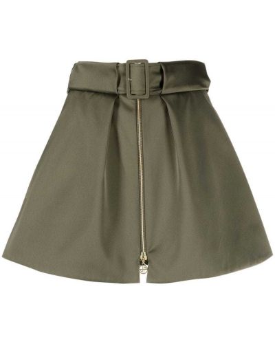 Mini suknja s patentnim zatvaračem Patou zelena