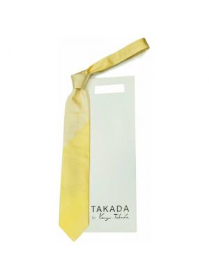Шелковый галстук Kenzo желтый