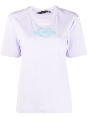 T-shirt Love Moschino lila