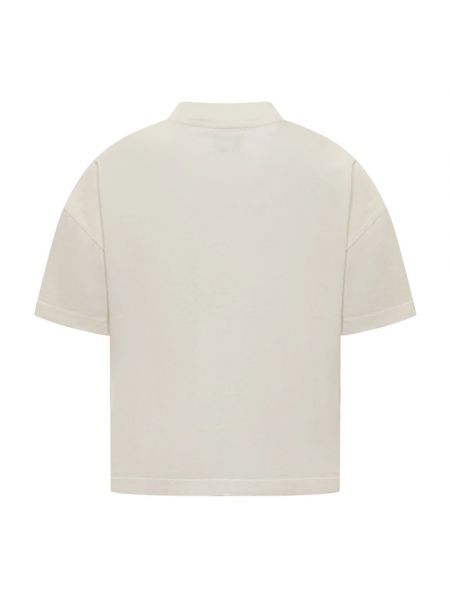 Camiseta de algodón oversized Bonsai blanco