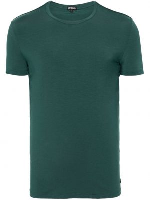 Тениска от джърси Zegna зелено
