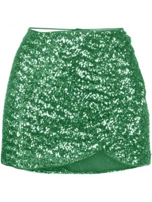 Mini spódniczka z cekinami Oséree zielona