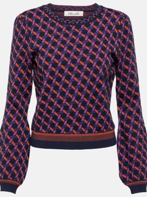 Jersey de tela jersey de tejido jacquard Diane Von Furstenberg