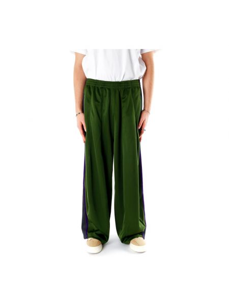 Szerokie spodnie Needles zielone