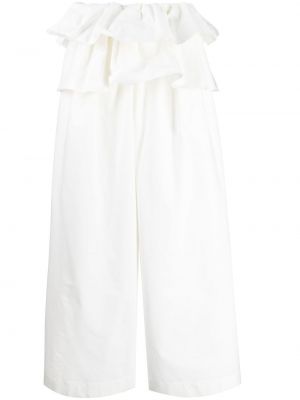 Панталон с волани Goen.j бяло