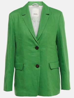 Leinen blazer 's Max Mara grün
