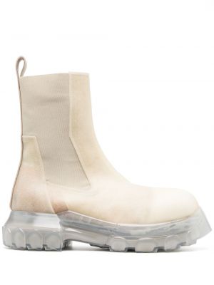Chunky chelsea boots Rick Owens beige