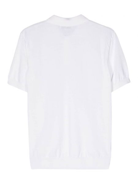 Siuvinėtas polo marškinėliai Manuel Ritz balta