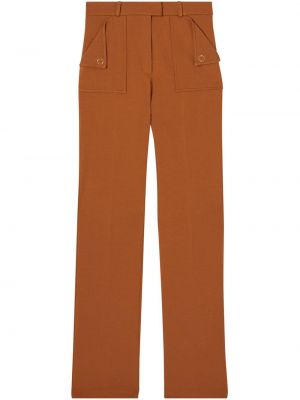 Pantalones con bolsillos Burberry marrón