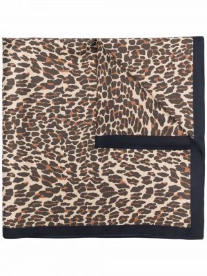 Leopard trykt silke skjerf Tory Burch