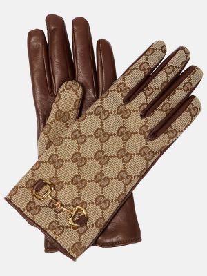 Kožené rukavice Gucci