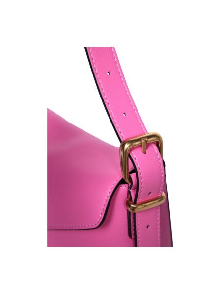 Bolsa de hombro de cuero Wandler rosa