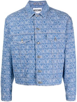 Bavlněná džínová bunda Moschino