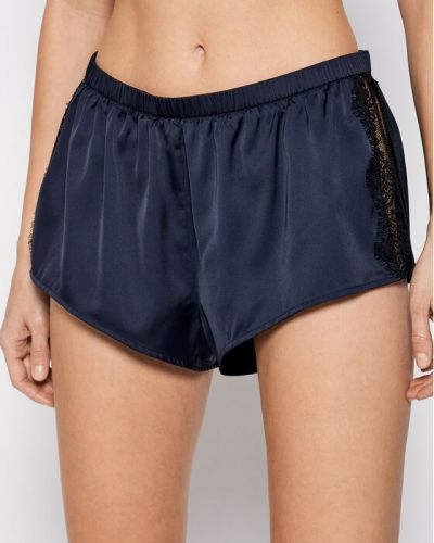 Simone Pérèle Pantaloni scurți pijama Satin Secrets 23H640 Bleumarin Simone Pérèle Simone Pérèle Pantaloni scurți pijama Satin Secrets 23H640 Bleumarin Simone Pérèle