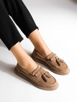 Ilma kontsaga loafer-kingad Marjin pruun
