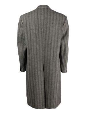 Pruhovaný kabát A.n.g.e.l.o. Vintage Cult šedý