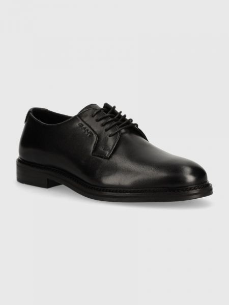 Kožne cipele Gant crna