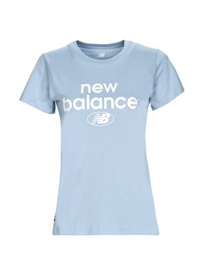Priliehavé tričko s krátkymi rukávmi New Balance modrá