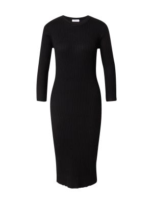 Плетена плетена рокля Msch Copenhagen черно
