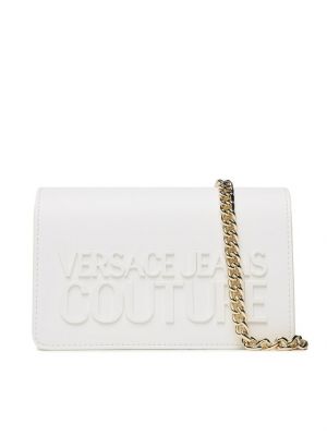 Geantă plic Versace Jeans Couture alb