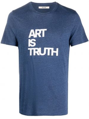 T-shirt con stampa Zadig&voltaire blu