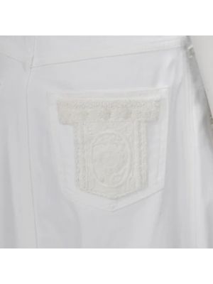 Falda de algodón Valentino Vintage
