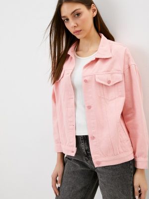 Джинсовая куртка Fielsi, розовая