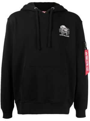 Hoodie Alpha Industries svart