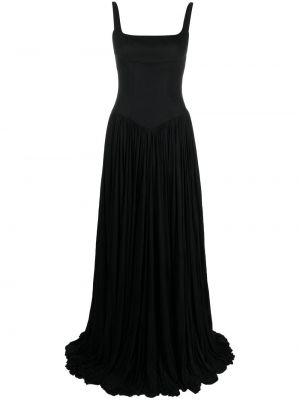 Плисирана вечерна рокля Giovanni Bedin черно