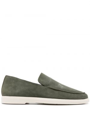 Pantofi loafer din piele de căprioară Frescobol Carioca verde