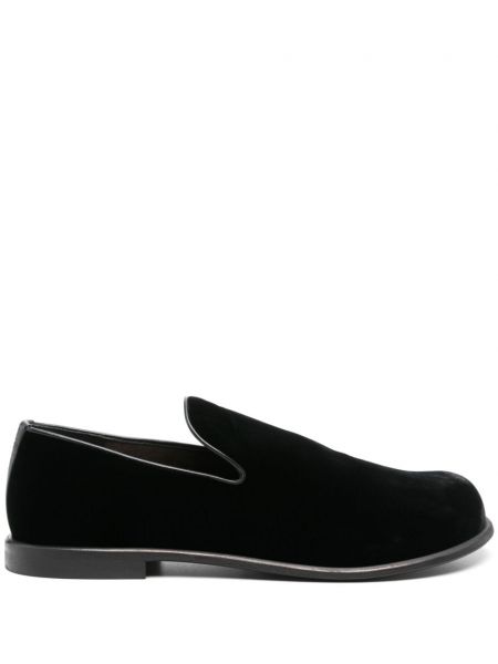 Velour loafers Jw Anderson sort