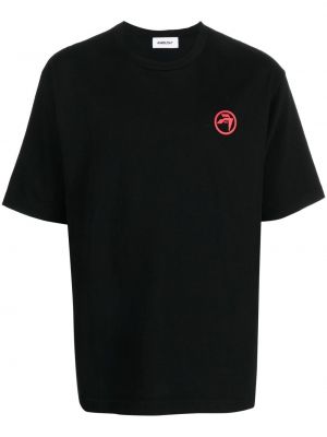 T-shirt en coton à imprimé Ambush noir
