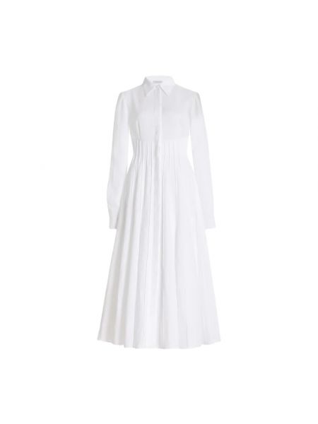 Sukienka plisowana Gabriela Hearst biała
