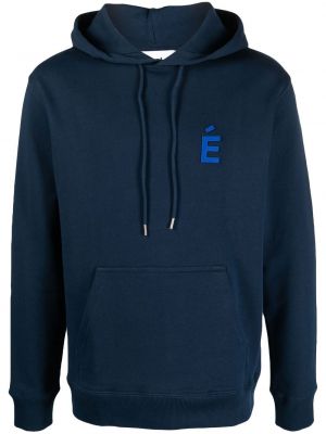 Hoodie aus baumwoll études blau