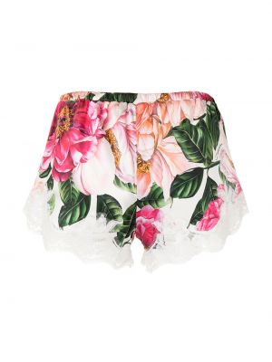 Pantalones cortos de flores con estampado Dolce & Gabbana