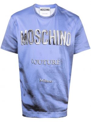 T-shirt Moschino blå