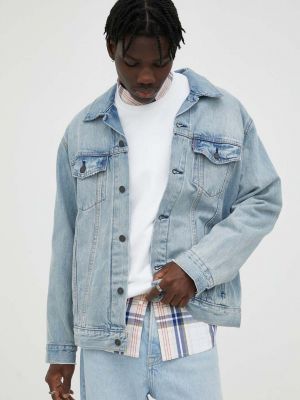 Pamučna traper jakna oversized Levi's® plava