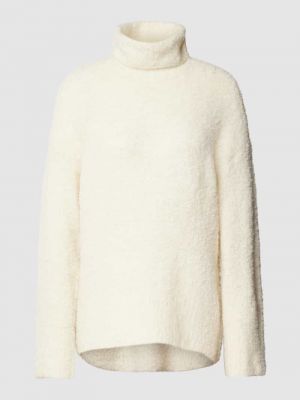 Dzianinowy sweter oversize Pieces biały