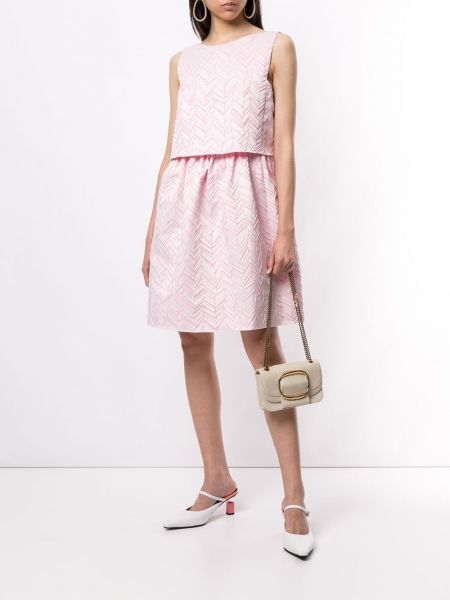 Mini vestido Emporio Armani rosa