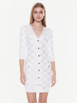 Плетена рокля slim Blugirl Blumarine бяло