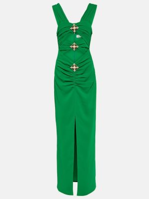 Dlouhé šaty Self-portrait zelená