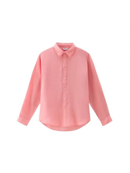 Koszula Woolrich różowa