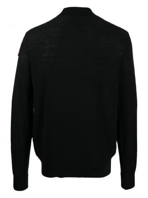 Merinowolle woll sweatshirt Parajumpers schwarz