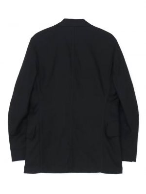 Bavlněné sako Yohji Yamamoto černé