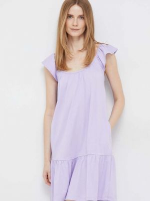 Mini šaty Gap fialové