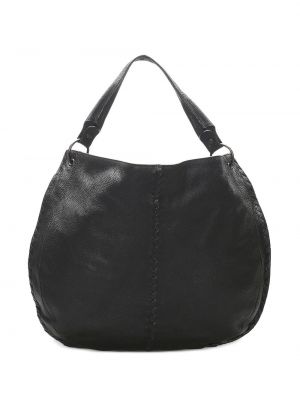 Bottega Veneta Pre-Owned panelled leather shoulder bag - Noir Bottega Veneta Pre-owned