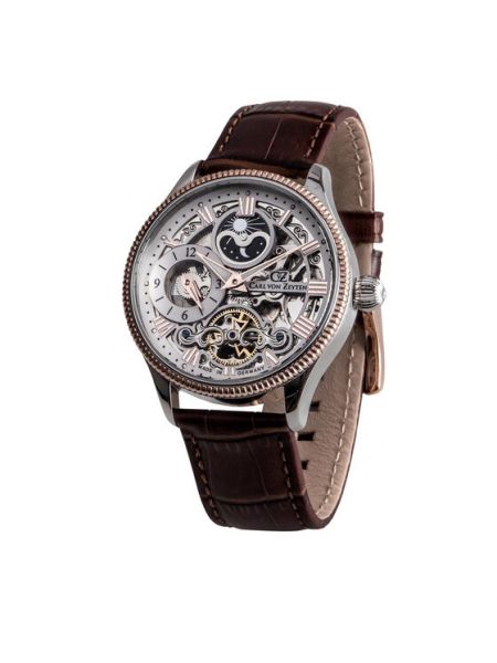 Brązowy zegarek Carl Von Zeyten