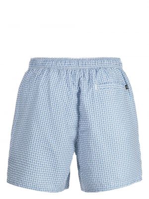 Shorts à imprimé à motif géométrique Ted Baker bleu