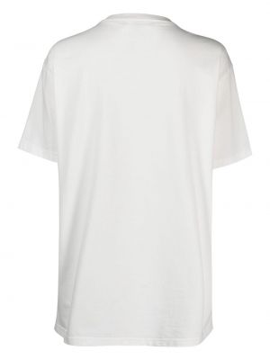 Bavlněné tričko s potiskem John Richmond bílé